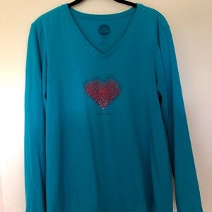 Life is Good crusher long sleeve tee